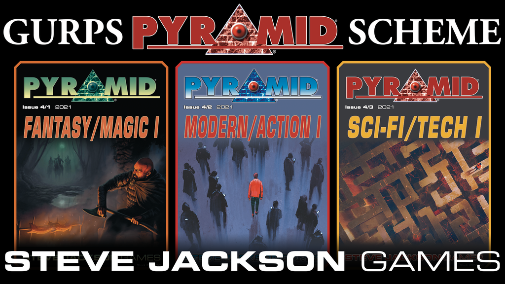Steve Jackson Games’ GURPS Pyramid Scheme: An Interview With Steven Marsh and Sean Punch