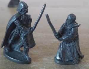 Obi-Wan Kenobi faces off against Darth Vader